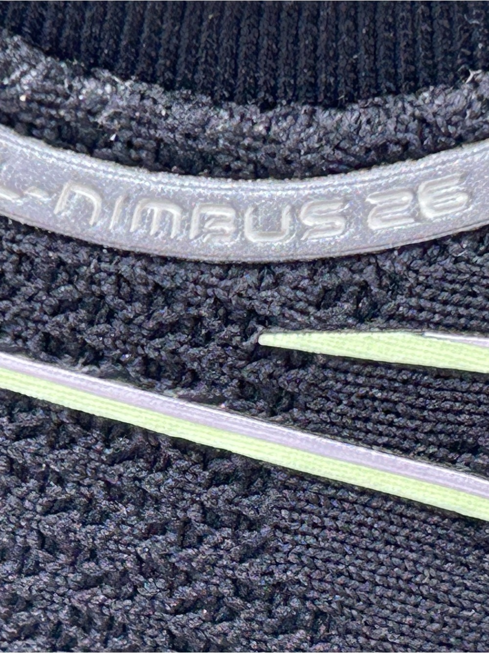 ASICS women 7.5 black gel nimbus running shoes - Picture 9 of 9